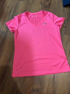 Women’s Hot Pink Under Armour Tee